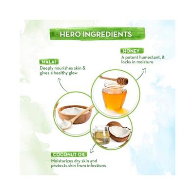 Mamaearth Honey Malai Face Wash with Honey & Malai For Nourishing Glow 100 ml - Face Wash & Cleansers