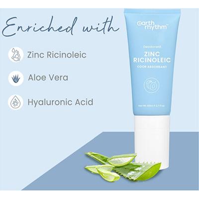 Earth Rhythm Odour Absorbant Deodorant 80 ml - Deodorants/Roll-Ons