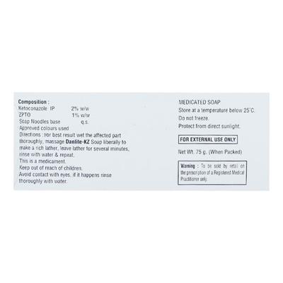 DANLITE KZ Soap 75gm - Fungal Infections-Tps