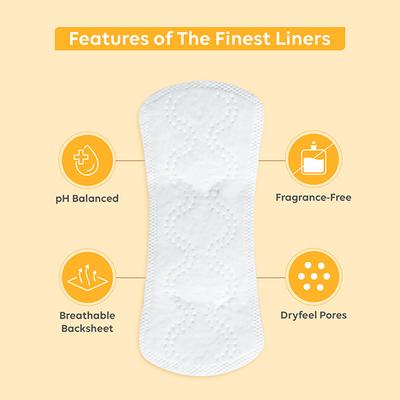 LAIQA Pantyliners for Everyday Freshness Made with Natural Fibers 40's - Others