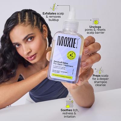 Moxie Beauty Anti-Dandruff Pre-wash Treatment Exfoliant For Flake-Free, Refreshed Scalp 100 ml - Hair Serums
