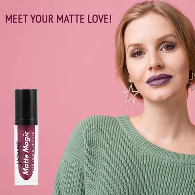 Jaquline USA Matte Magic Liquid Lipstick Foxy 01 3.5 ml - Liquid Lipsticks
