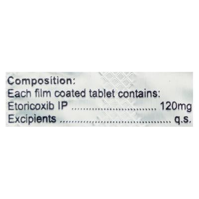 ETOCOXIWAL 120 Tablet 10's - Pain relief-Nsa