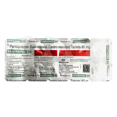 PANTAKIND 80 Tablet 10's - Ulcer/Reflux/Flatulence-Aaa