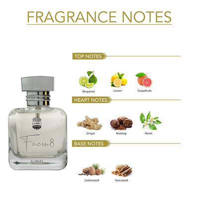 Ajmal Facin8 EDP Perfume Long Lasting Scent Spray Gift for Men 100 ml - Men Perfumes (Edt/Edp)