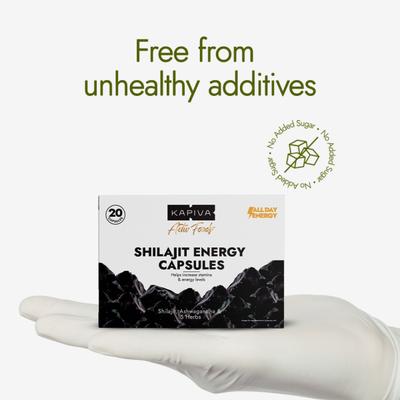 Kapiva Activ Foods Shilajit Energy Capsules 20's - Speciality Medicines