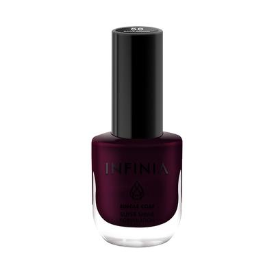 Infinia Purple Single Coat Nail Polish Mauve Maroon 056 12 ml - Nail Polish