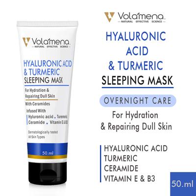 Volamena Hyaluronic acid & Turmeric sleeping mask 50 ml - Masks & Peels