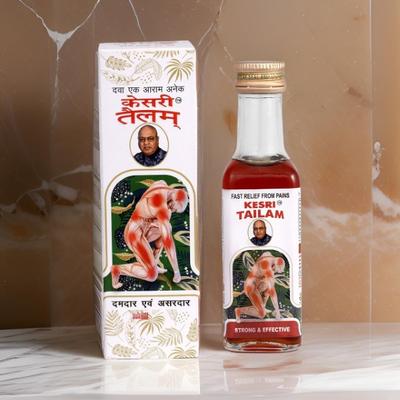 Kesri Tailam (Pack of 4 x 100 ml) 1's - Pain Relief (Ayush)