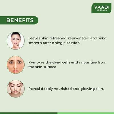 Vaadi Herbals Deep-Moisturising Chocolate SPA Facial Kit with Strawberry Extract 70 gm - Facial Kits