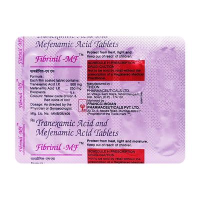 Fibrinil MF Tablet 10'S - Bleeding Disorders-Hae
