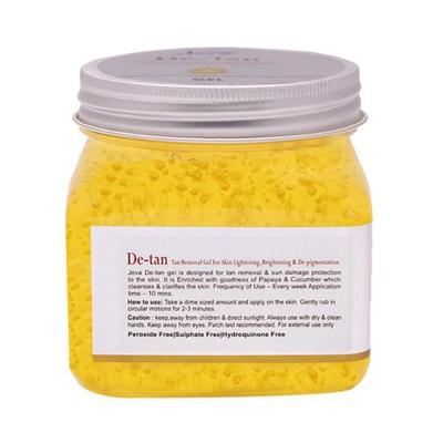 Jeva De Tan Gel for Skin Lightening Brightening and Depigentation 380 ml - Face Gels