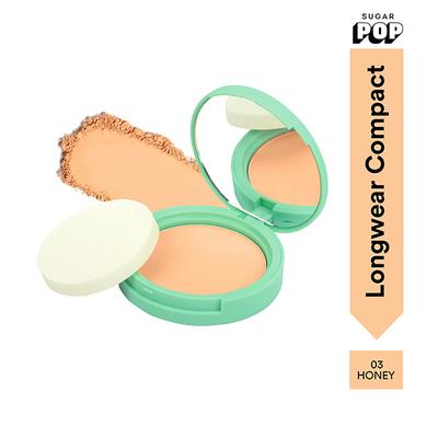 SUGAR POP Longwear Compact - 03 Honey 9 gm - Compact Powder