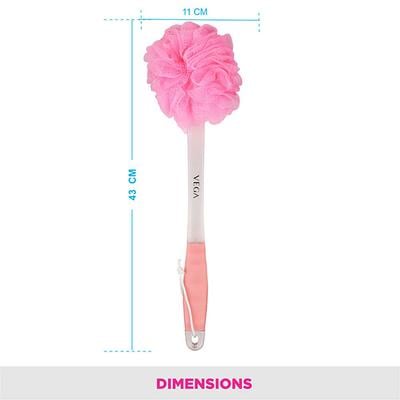 Vega Luxury Bath Ball Brush (BA - 1/4) 1's - Loofahs & Sponges