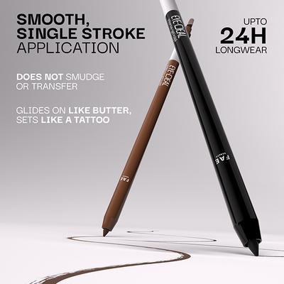 FAE Beauty Eye-Deal Intense Gel Kajal, Smudgeproof, Waterproof, Long Lasting, with Built-In Sharpener & Fine Bristle Brush Shade - Brown Sugar 0.35 gm - Kajal & Kohls