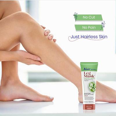 Nair 3 in 1 Leg Mask - Seaweed 227 gm - Hair Masks & Packs