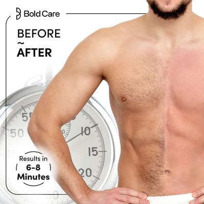 Bold Care Hair Removal Spray For Men - with Aloe Vera & Lemon Extract 100 g - Hair Sprays & Mists