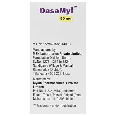 DASAMYL 50 Tablet 60's - Cancer Oncology-Tar