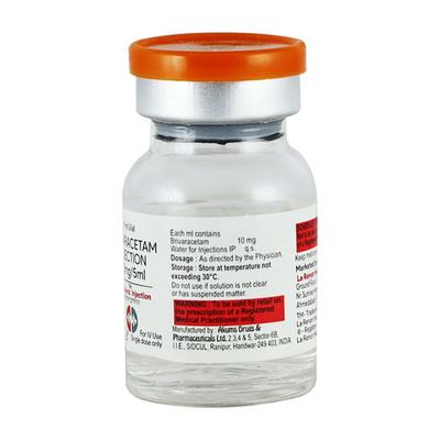 BRIVAHENZ 50mg Injection 5ml - Epilepsy/Convulsion-Ant