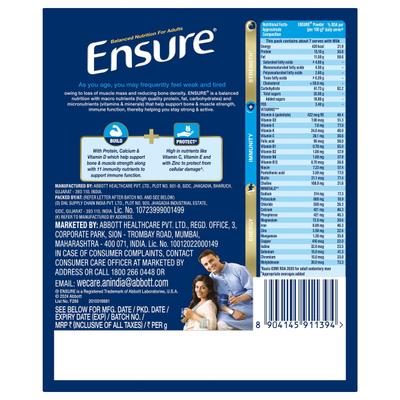Ensure Nutritional Powder - Chocolate Flavour 200 gm (Refill Pack) - Daily Health Drinks