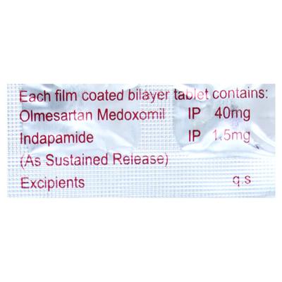 Olmy D 40mg Tablet 10'S - Hypertension-Ang