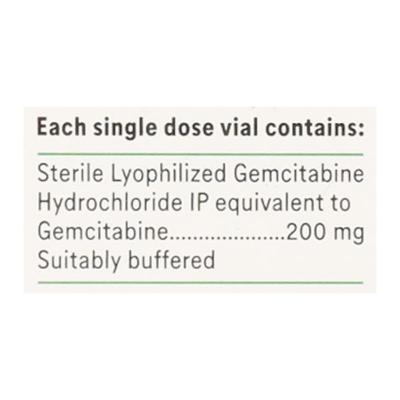 Cytogem 200mg Injection 1's - Cancer Oncology-Cyt