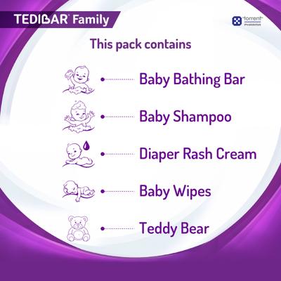 Tedibar Family Baby Care Collection Baby Gift Pack 1's - Baby Grooming
