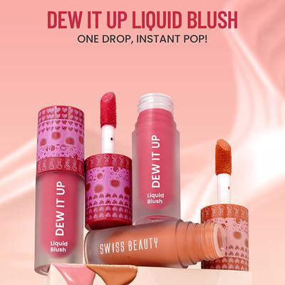 Swiss Beauty Dew It Up Liquid Blush -Blush Pink 4 ml - Blushes