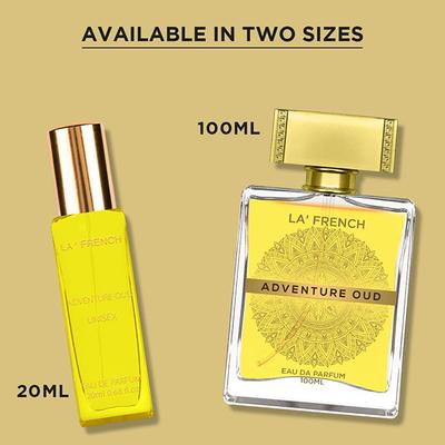 La French Adventure Oud, Romance Oud, Al Hisan, Oud Woody Luxury Perfume Gift Set for Unisex 4X20Ml 4's - Men Perfumes (Edt/Edp)