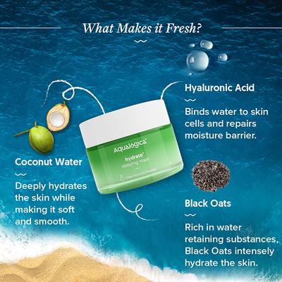 Aqualogica Hydrate Plus Sleeping Mask 50 gm - Night Cream