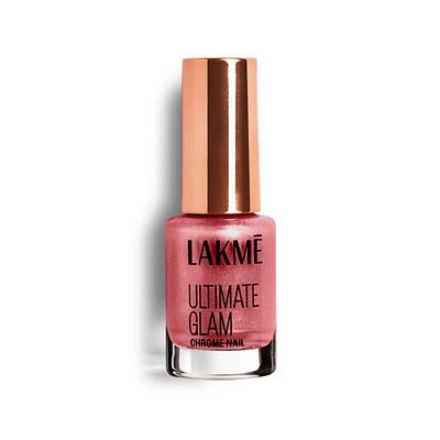 Lakme Ultimate Glam Chrome Nail Red CH8 6 ml - Nail Polish