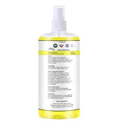 Mirah Belle Lemon Hand Rub Sanitizer Spray 1000 ml - Hand Sanitizer
