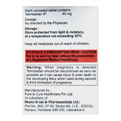 AZTEL 40 Tablet 15's - Hypertension-Ang