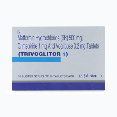 Trivoglitor 1mg Tablet 10'S - Diabetes-Ant