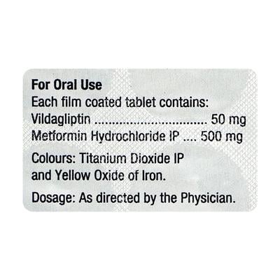 VYSOV M 50/500mg Tablet 15's - Diabetes-Ant
