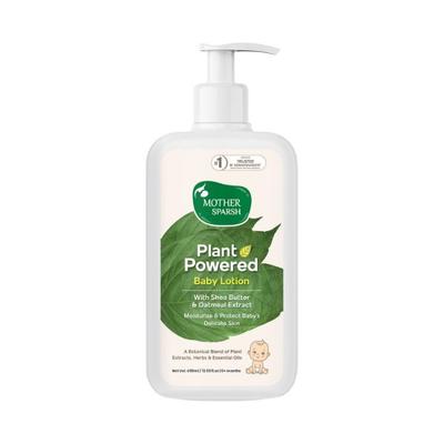 Mother Sparsh Plant Powered Natural Baby Lotion With Organic Shea Butter & Oatmeal Extract 400 ml - Creams, Lotions & Oils