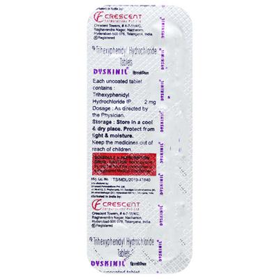 Dyskinil 2mg Tablet 10'S - Parkinsonism-Apd