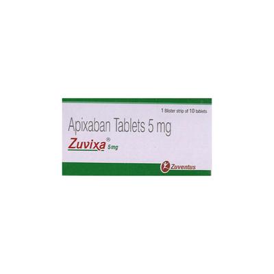 ZUVIXA 5 Tablet 10's - Blood Clot-Ant
