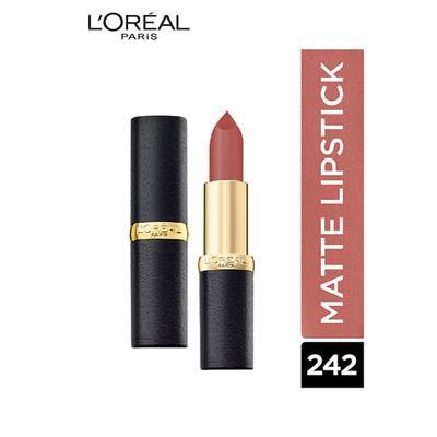 L'Oreal Paris Color Riche Moist Matte Lipstick, 242 Rose Nuance 3.7 Gm - Lipsticks