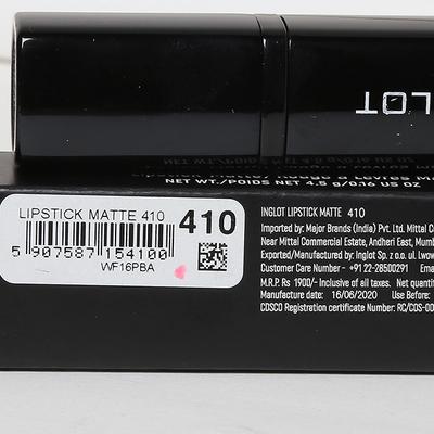 Inglot Lipstick Matte 410 4.5 gm - Lipsticks