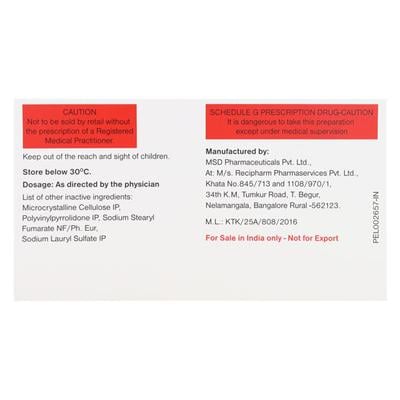 Janumet 50/500mg Tablet 15'S - Diabetes-Ant