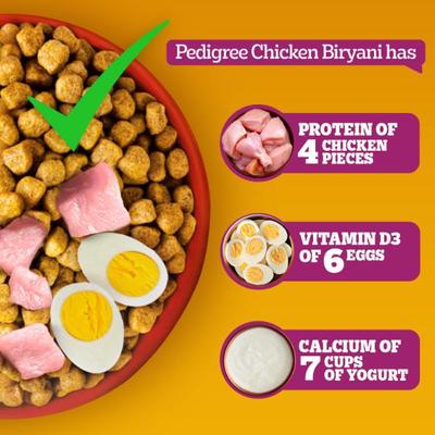 Pedigree Adult Chicken Biryani 1 kg - Pet Healthcare
