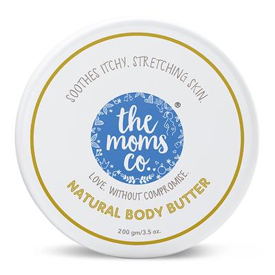 The Mom's Co. Natural Body Butter with Shea Butters, Sea Buckthorn & Roseship Oils 200gm - Body Butter