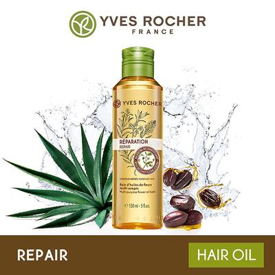 Yves Rocher Hair Repair Oil - Multipurpose Flower Oil Bath 150 ml - Hair Oils