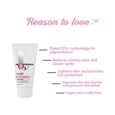 O3+ Brightening & Whitening Fairness Cream SPF 40 50 gm - Face Moisturizers