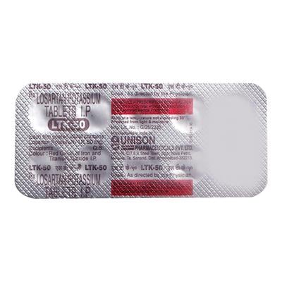 LTK 50mg Tablet 10'S - Hypertension-Ang