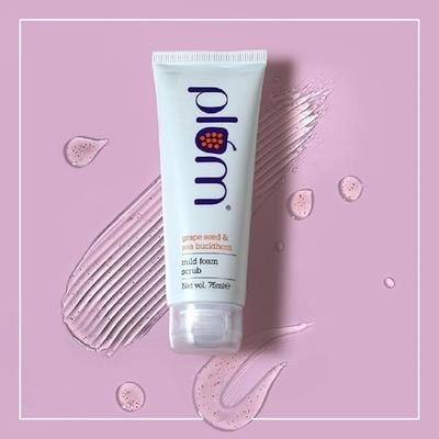 Plum Grape Seed & Sea Buckthorn Mild Foam Scrub 75 ml - Scrubs & Exfoliants