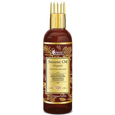 Oriental Botanics Organic Sesame Oil with Comb Applicator 200 ml - Hair Oils
