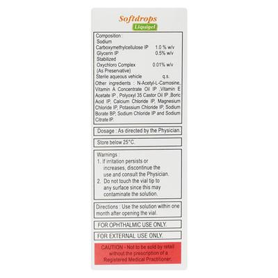 SOFTDROPS Liquigel 10ml - Dry Eye-Olt