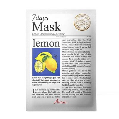 Ariul Seven Days Mask Lemon 20 ml - Sheet Masks